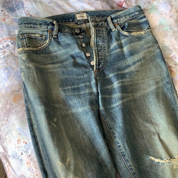 SOLD - Citizens of Humanity Liya High Rise Crop Jeans - Picture 4 of 8